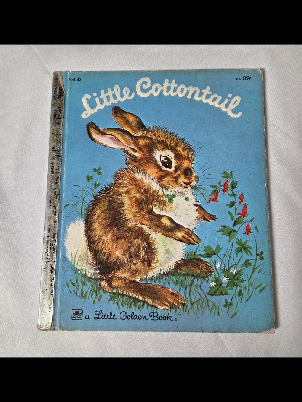 A Little Golden book Little Cottontail 1960 Vintage